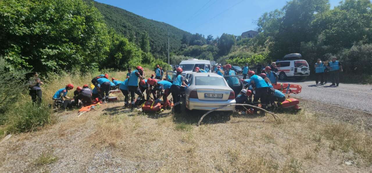 Muğla'da UMKE Ekiplerinden Nefes Kesen Tatbikat Gerçeği Aratmadı 2